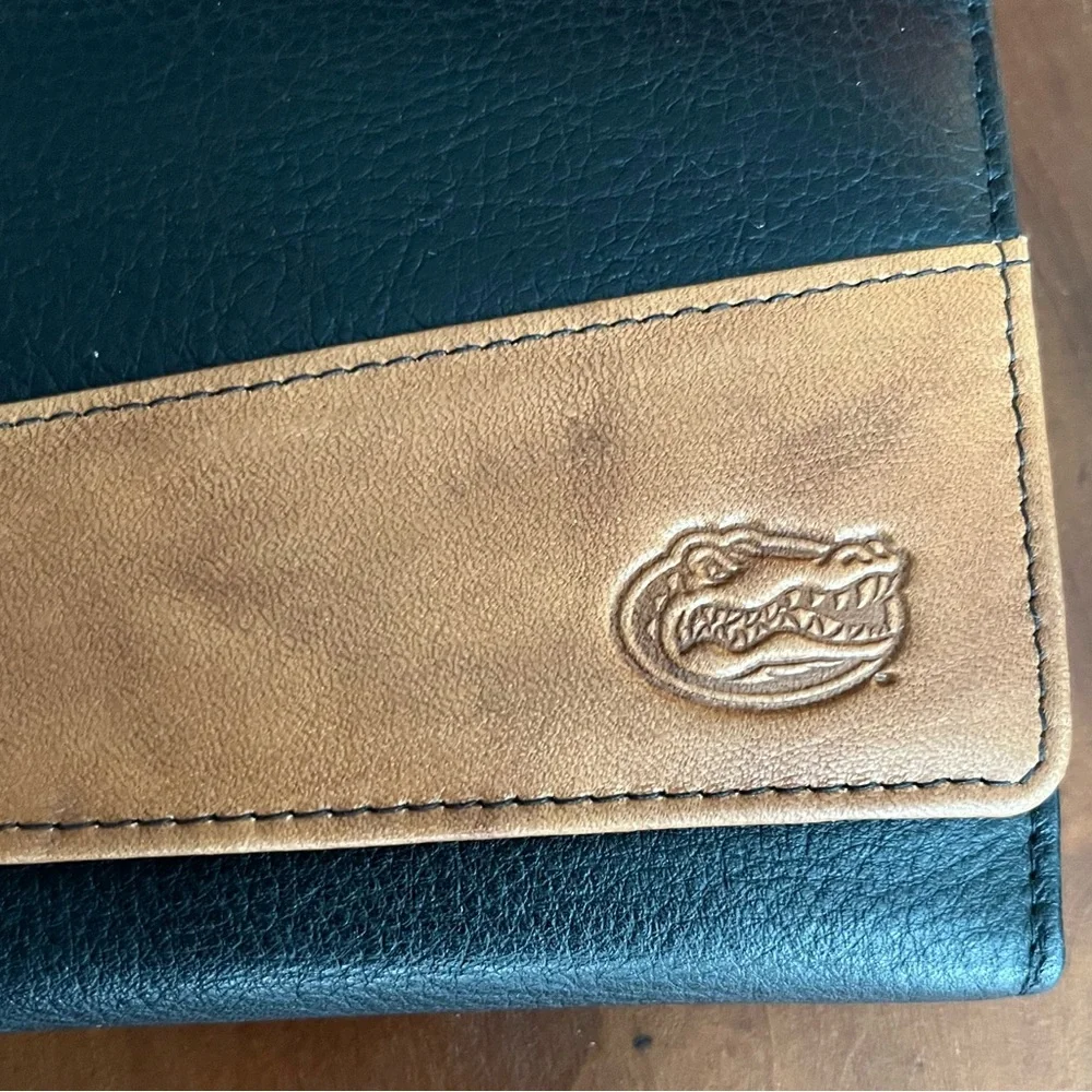 Leather University of Florida Wallet and Checkbook Cover